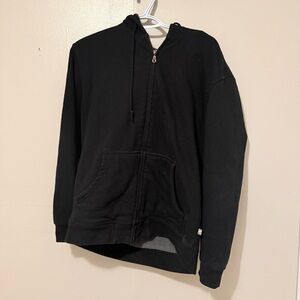 BC Clothing CO - Men's Black Zip-Up Hoodie Sweater